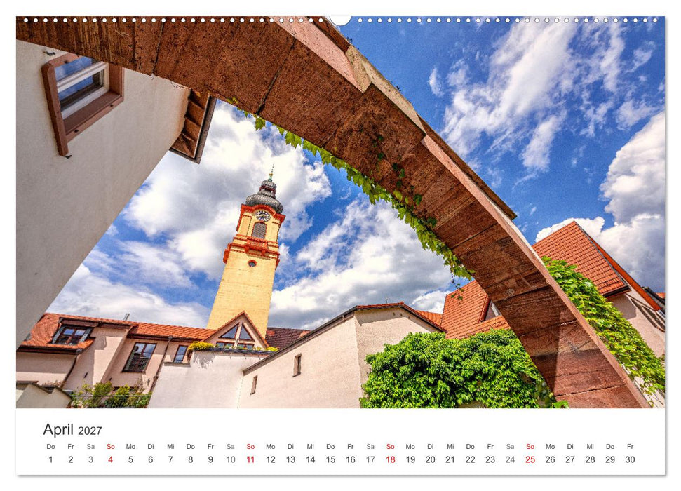 Schriesheim an der Bergstraße - Impressionen aus Stadt und Natur (CALVENDO Premium Wandkalender 2027)