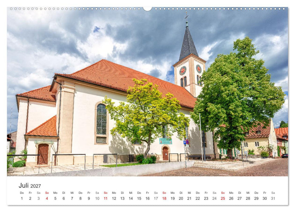 Schriesheim an der Bergstraße - Impressionen aus Stadt und Natur (CALVENDO Premium Wandkalender 2027)