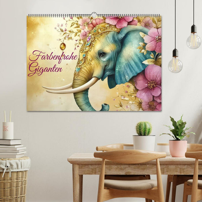 Farbenfrohe Giganten (CALVENDO Wandkalender 2027)