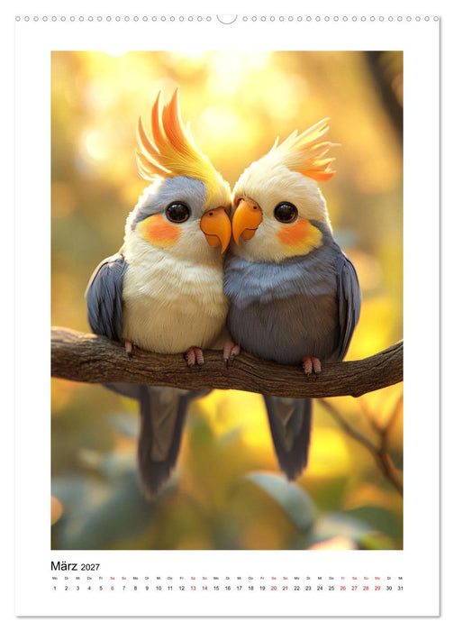 Freche Nymphie Freunde (CALVENDO Premium Wandkalender 2027)