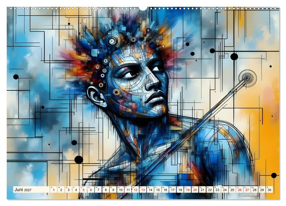 Kubistische Emotionen (CALVENDO Premium Wandkalender 2027)