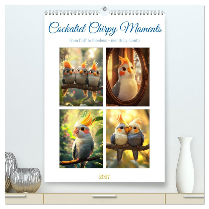 Cockatiel Chirpy Moments (CALVENDO Premium-Calendar 2027)