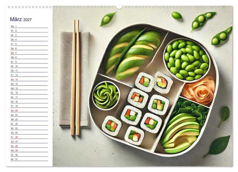 Lunchpaket Love - Einfach, lecker, gesund (CALVENDO Wandkalender 2027)