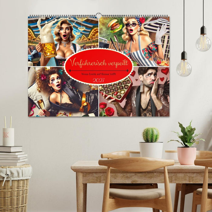 Verführerisch verpeilt – Wenn Erotik auf Humor trifft (CALVENDO Wandkalender 2027)
