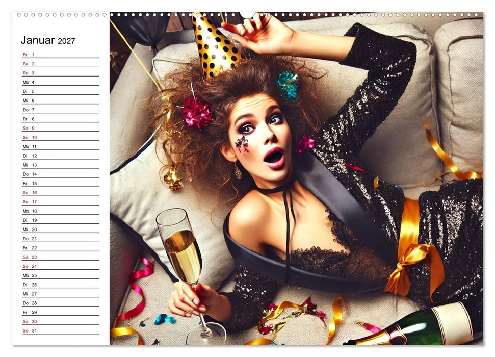 Verführerisch verpeilt – Wenn Erotik auf Humor trifft (CALVENDO Wandkalender 2027)