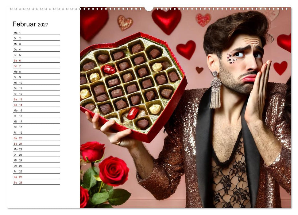 Verführerisch verpeilt – Wenn Erotik auf Humor trifft (CALVENDO Wandkalender 2027)