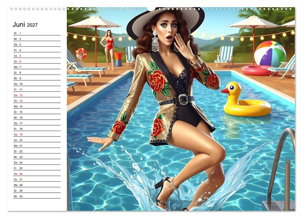 Verführerisch verpeilt – Wenn Erotik auf Humor trifft (CALVENDO Wandkalender 2027)