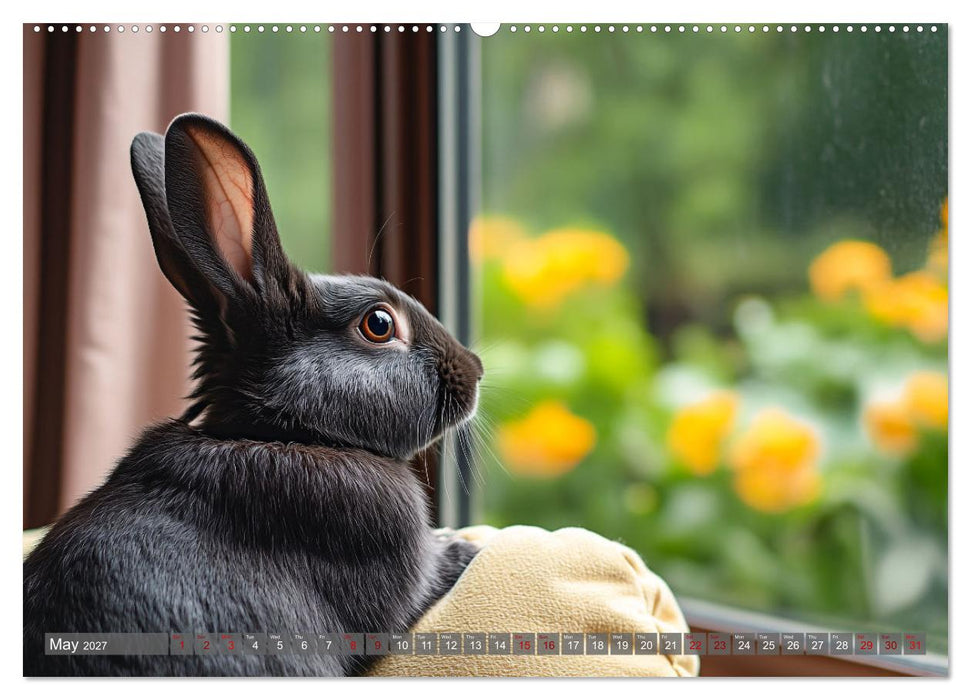 A Cuddly Rabbit Life (CALVENDO Premium-Calendar 2027)