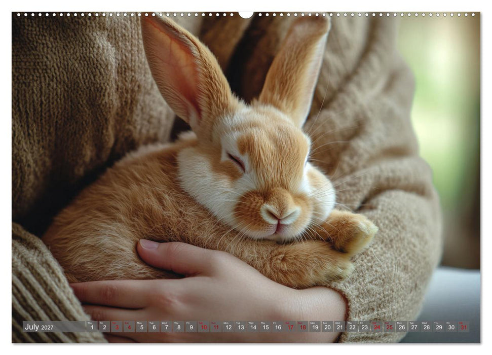 A Cuddly Rabbit Life (CALVENDO Premium-Calendar 2027)