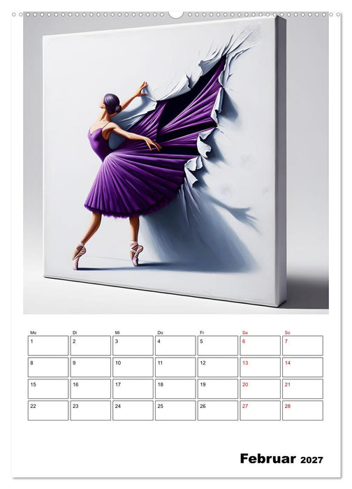 Tanz der Befreiung – Ballerina auf der Suche nach Freiheit (CALVENDO Wandkalender 2027)