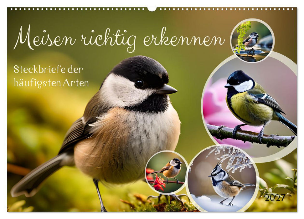 Meisen richtig erkennen (CALVENDO Wandkalender 2027)