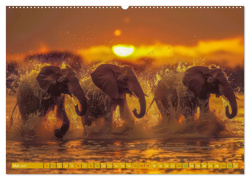 Hallo faszinierendes Afrika (CALVENDO Premium Wandkalender 2027)