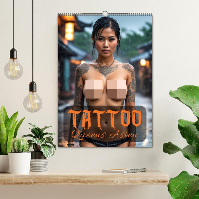 Tattoo Queens Asien (CALVENDO Wandkalender 2027)