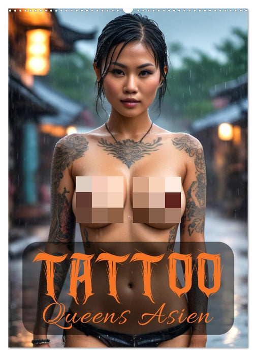 Tattoo Queens Asien (CALVENDO Wandkalender 2027)