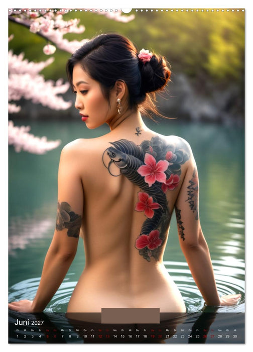 Tattoo Queens Asien (CALVENDO Wandkalender 2027)