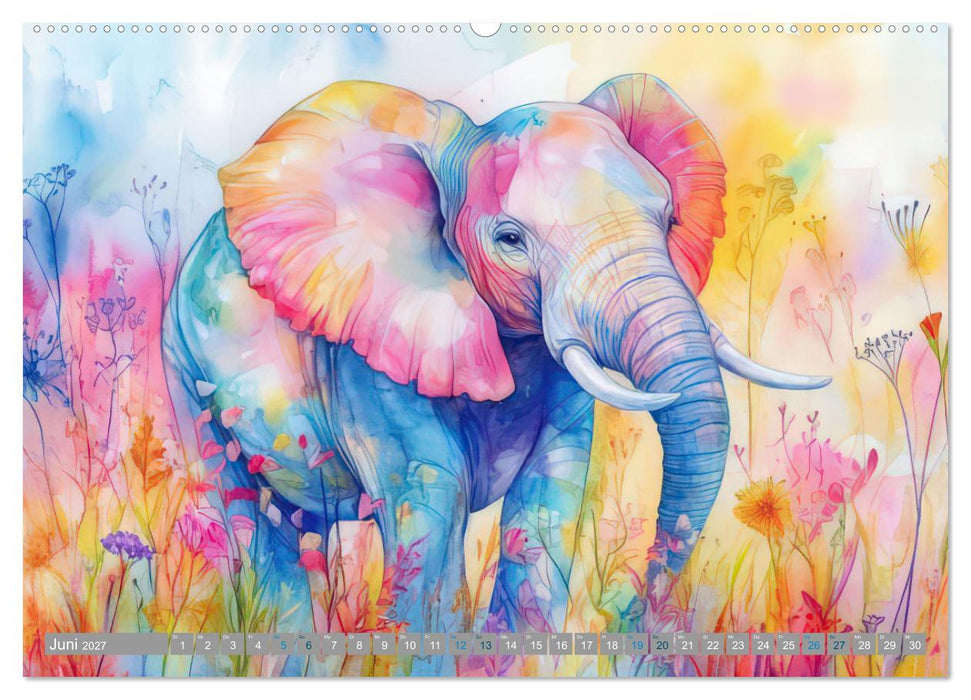Farbenfrohe Giganten (CALVENDO Premium Wandkalender 2027)