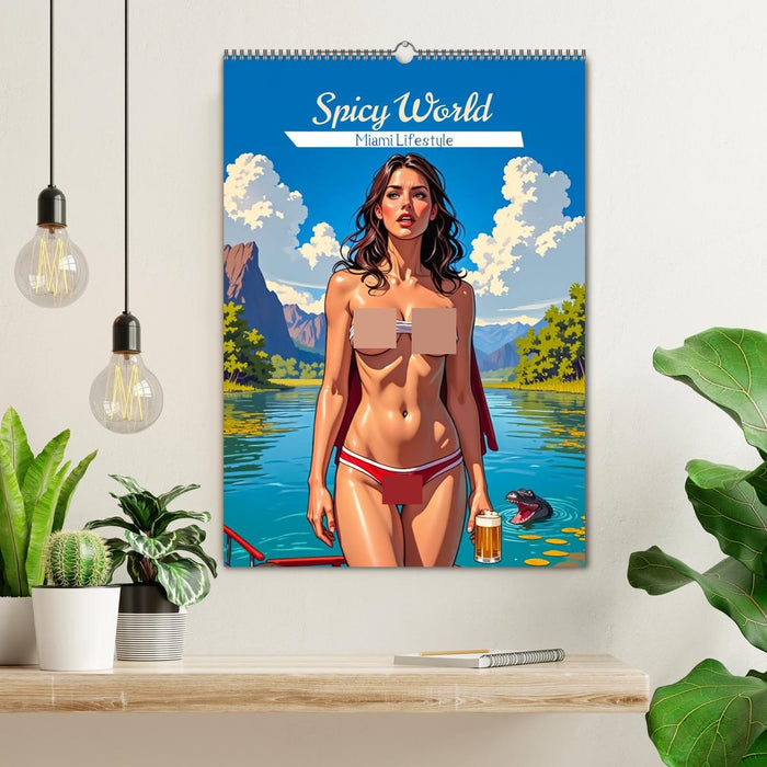 Spicy World - Miami Lifestyle (CALVENDO Wandkalender 2027)