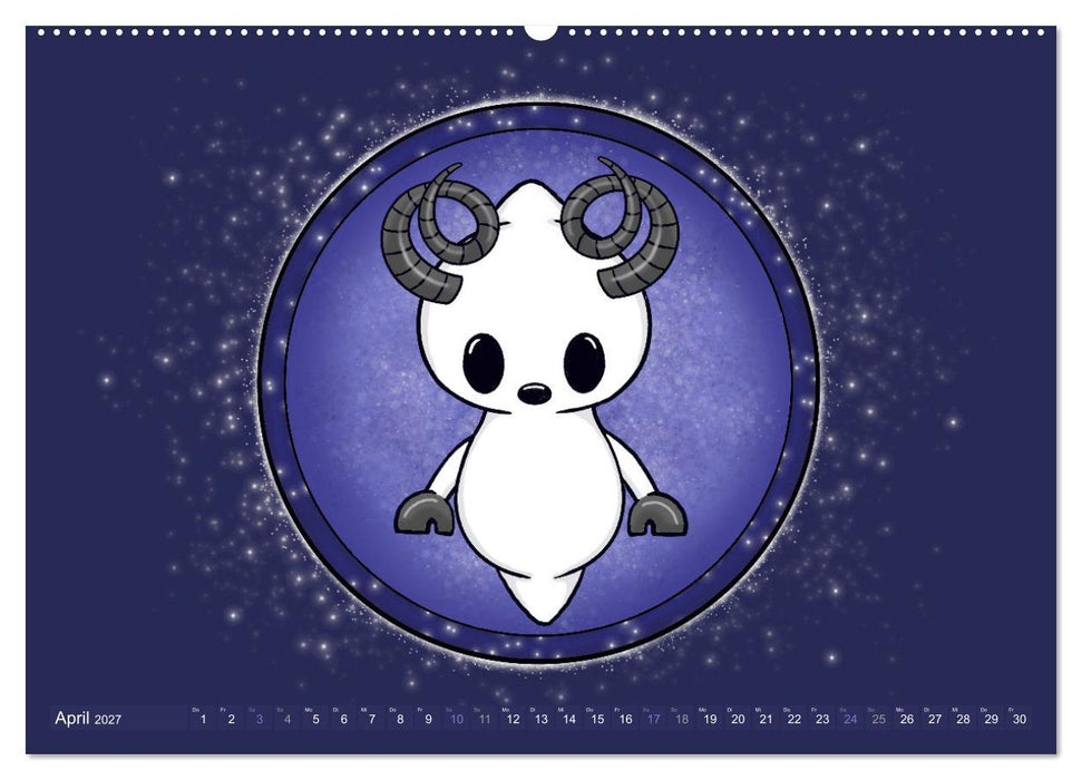 Geister Sternzeichen (CALVENDO Wandkalender 2027)