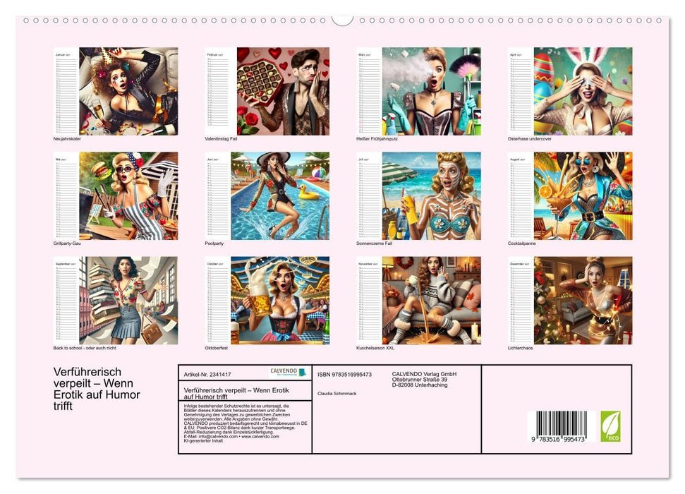 Verführerisch verpeilt – Wenn Erotik auf Humor trifft (CALVENDO Premium Wandkalender 2027)