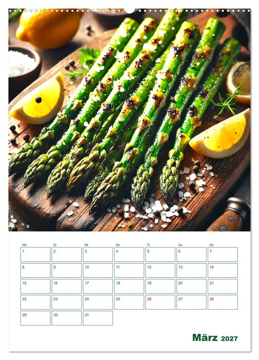 Spargelglück – von der Ernte bis zum Genuss (CALVENDO Wandkalender 2027)