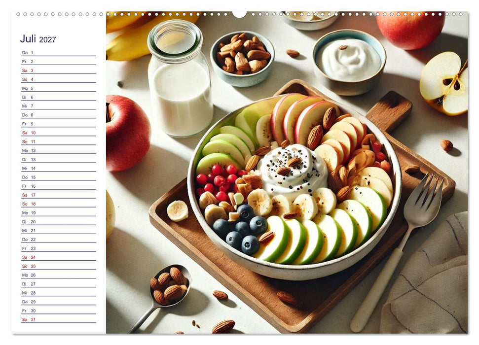 Lunchpaket Love - Einfach, lecker, gesund (CALVENDO Premium Wandkalender 2027)