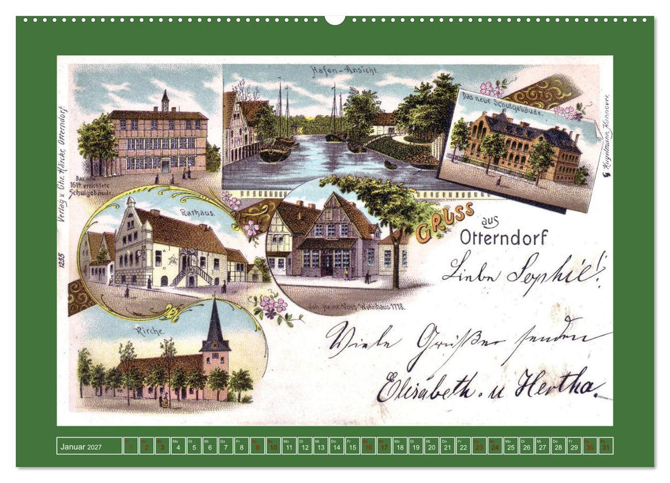625 Jahre Otterndorf - Grüne Stadt am Meer (CALVENDO Wandkalender 2027)