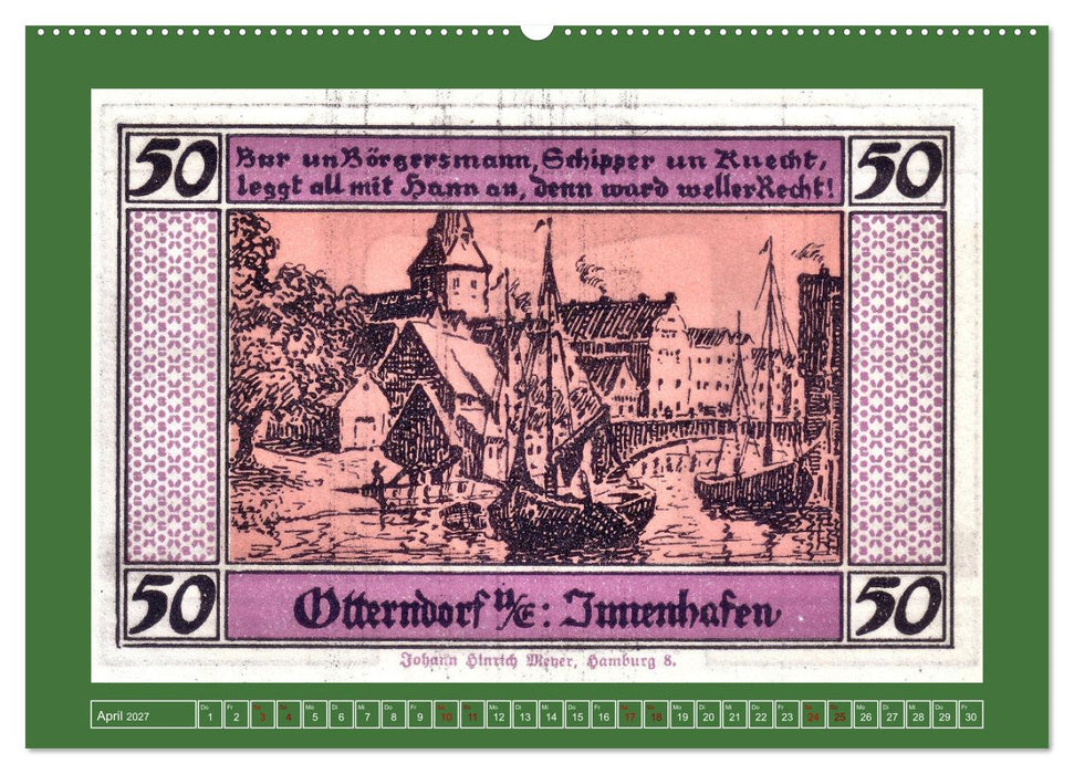 625 Jahre Otterndorf - Grüne Stadt am Meer (CALVENDO Wandkalender 2027)