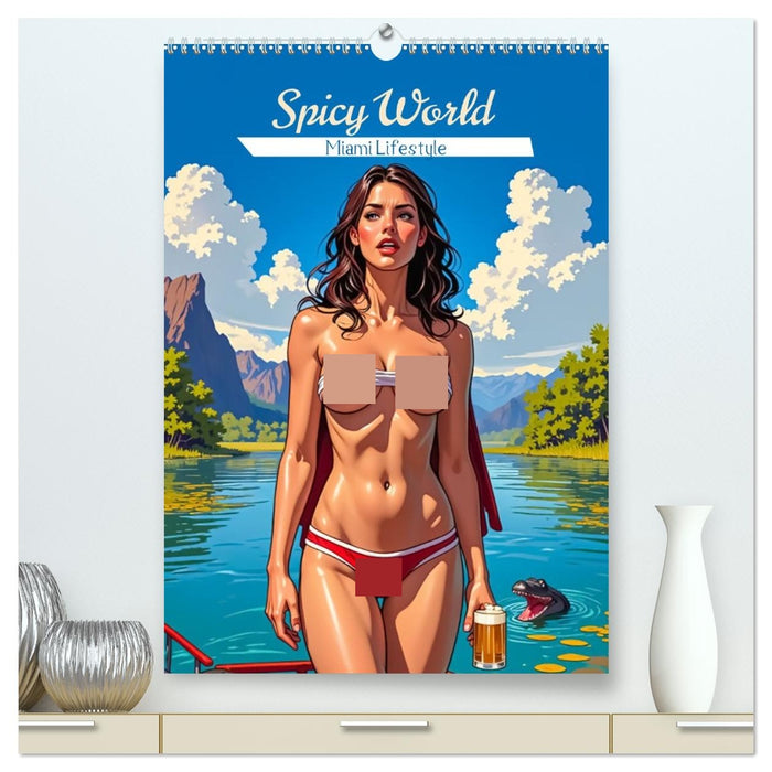 Spicy World - Miami Lifestyle (CALVENDO Premium Wandkalender 2027)
