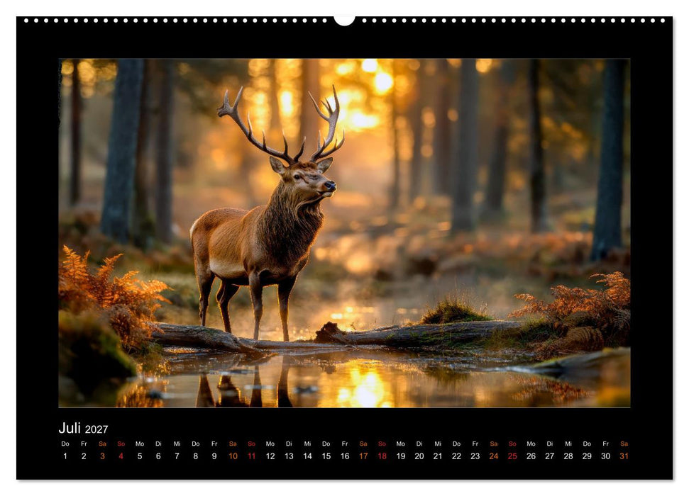 Geheimnisvolle Wildnis Deutschlands (CALVENDO Premium Wandkalender 2027)