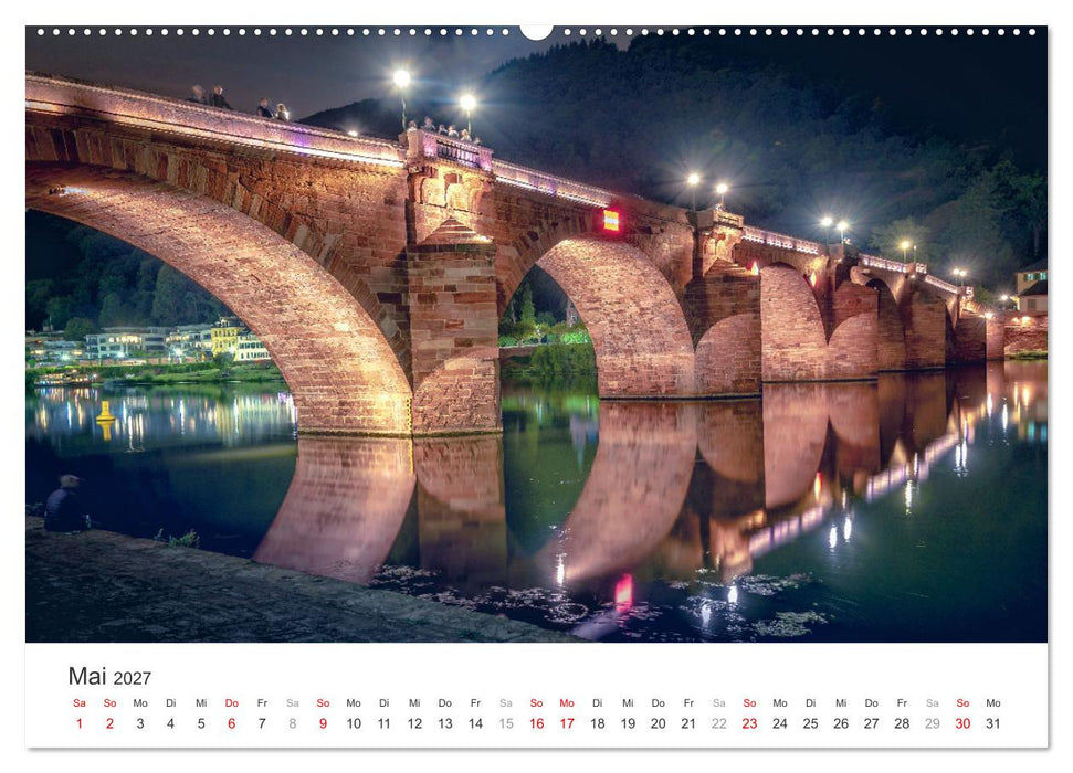Dämmerung in der Metropolregion Rhein-Neckar (CALVENDO Premium Wandkalender 2027)
