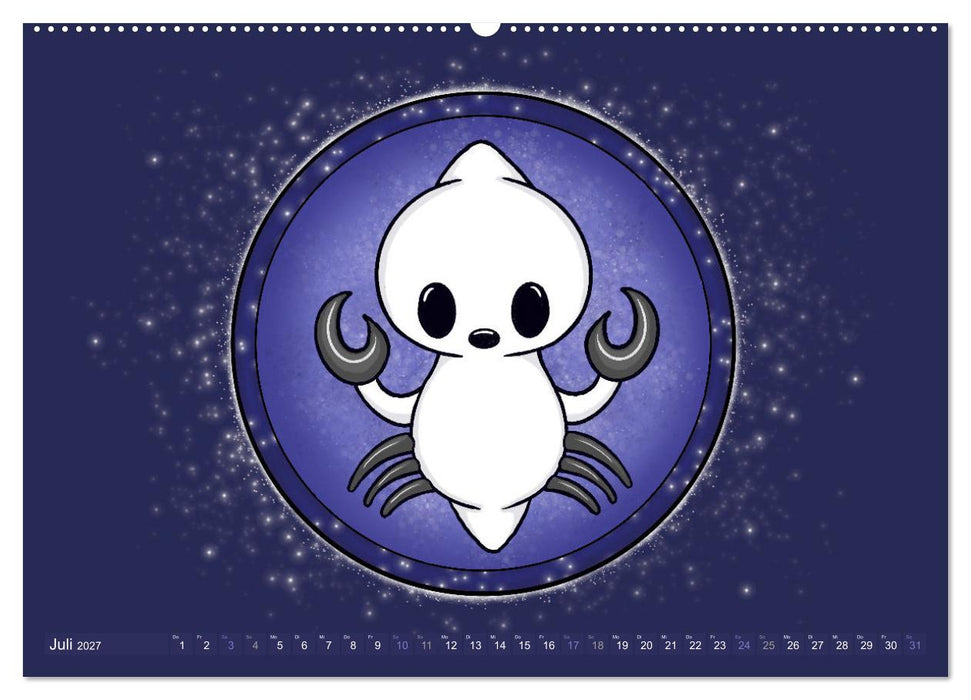 Geister Sternzeichen (CALVENDO Premium Wandkalender 2027)
