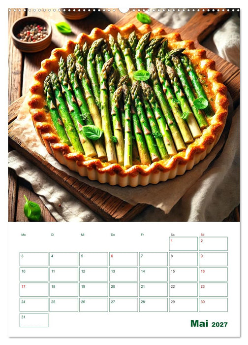 Spargelglück – von der Ernte bis zum Genuss (CALVENDO Premium Wandkalender 2027)