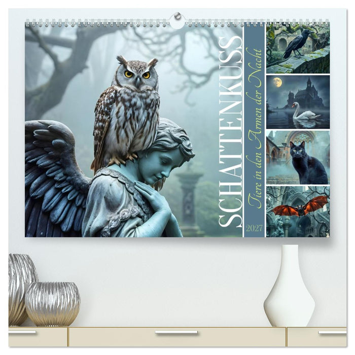Schattenkuss - Tiere in den Armen der Nacht (CALVENDO Premium Wandkalender 2027)