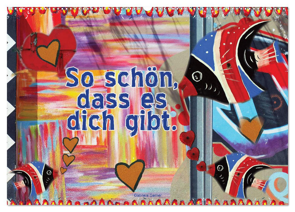 So schön, dass es dich gibt (CALVENDO Wandkalender 2027)