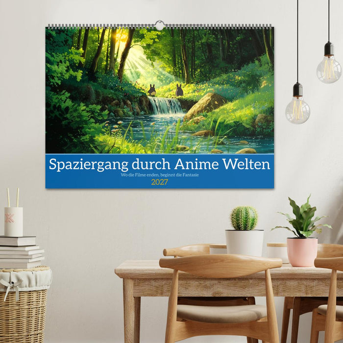 Spaziergang durch Anime Welten (CALVENDO Wandkalender 2027)