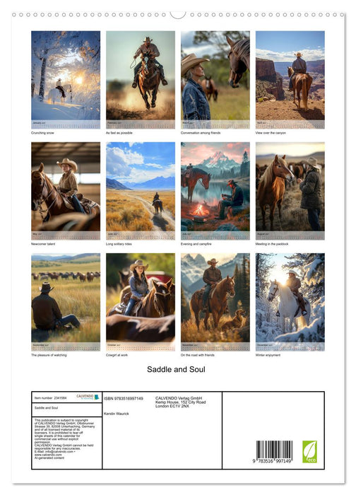 Saddle and Soul (CALVENDO Premium-Calendar 2027)