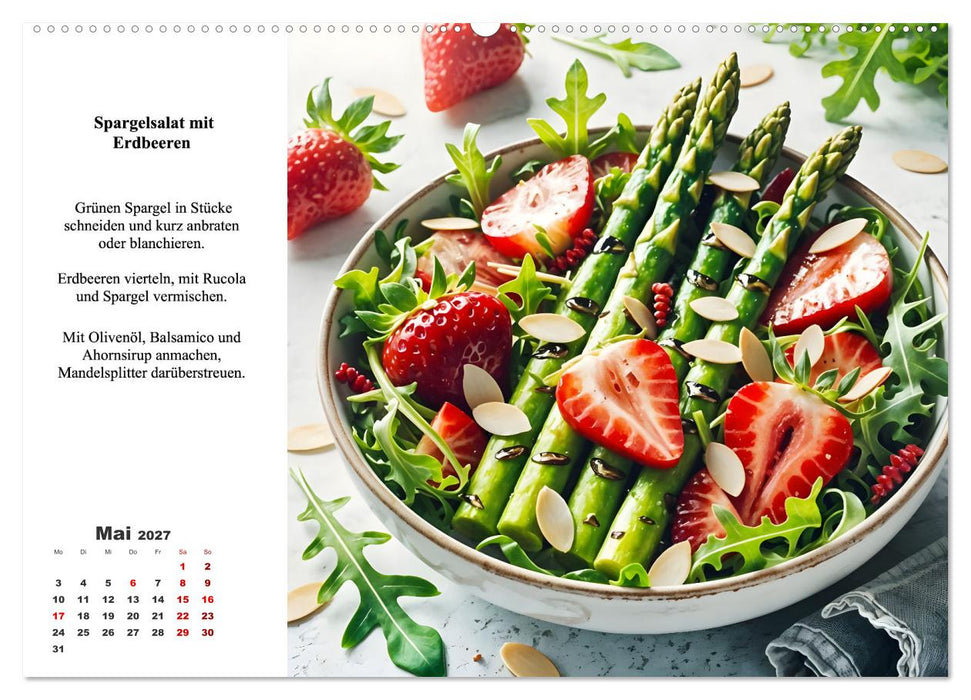 Green Delights - Ein Jahr voller veganer Genüsse (CALVENDO Wandkalender 2027)