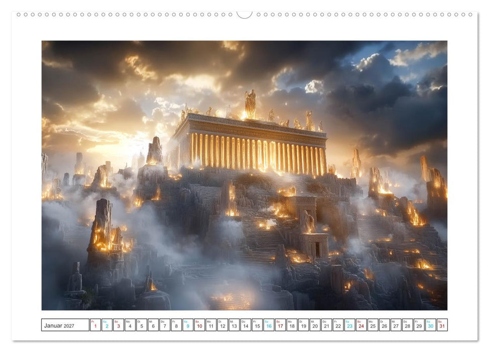 Fantasievolle Weltwunder (CALVENDO Wandkalender 2027)