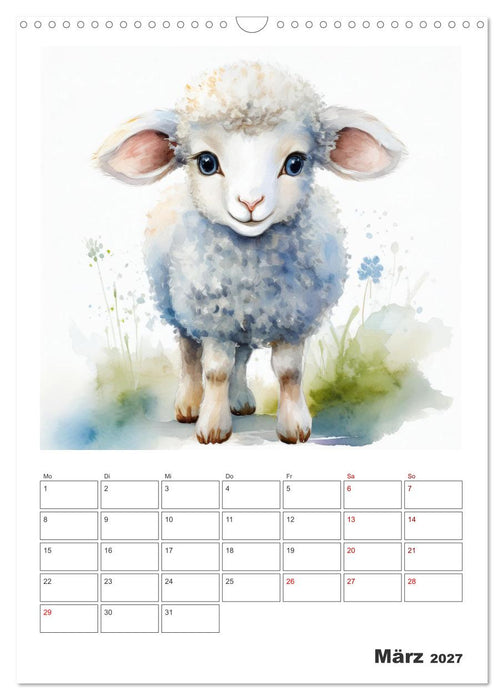 Esel Elsa und ihre Freunde - Mein tierischer Terminkalender (CALVENDO Wandkalender 2027)