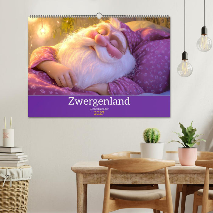 Zwergenland - Kinderkalender (CALVENDO Wandkalender 2027)