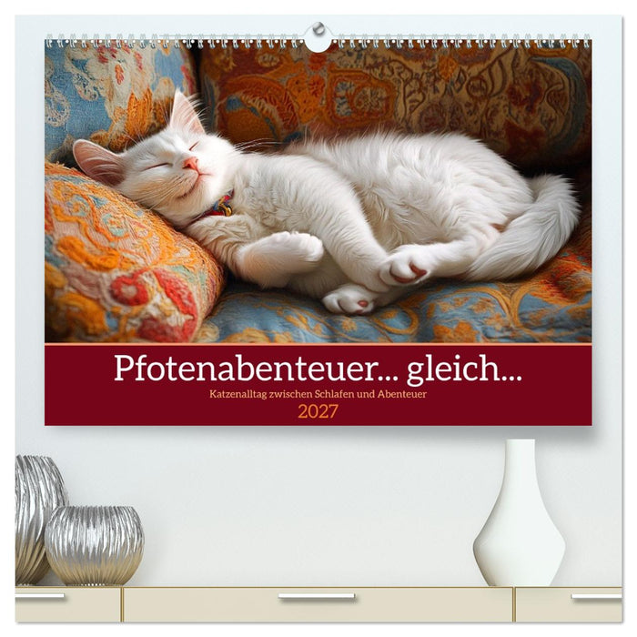 Pfotenabenteuer gleich (CALVENDO Premium Wandkalender 2027)