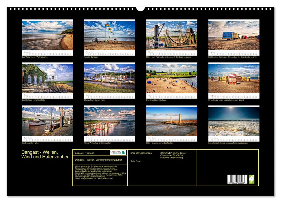 Dangast - Wellen, Wind und Hafenzauber (CALVENDO Wandkalender 2027)