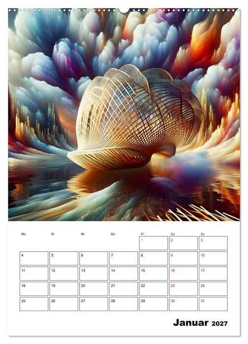 Geflochtene Kunstwelten (CALVENDO Premium Wandkalender 2027)