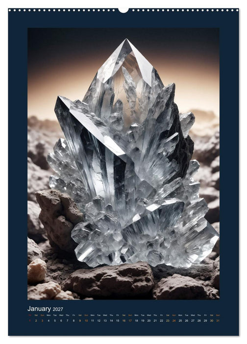 Fantastic Minerals - Mysterious Treasures (CALVENDO Premium-Calendar 2027)