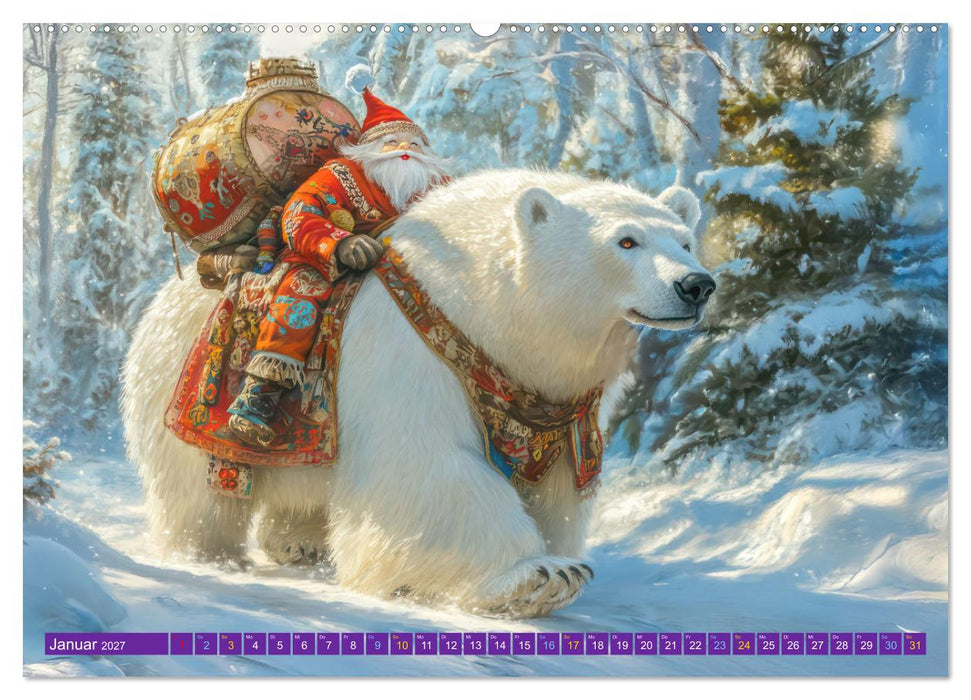 Zwergenland - Kinderkalender (CALVENDO Premium Wandkalender 2027)