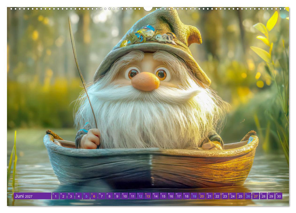 Zwergenland - Kinderkalender (CALVENDO Premium Wandkalender 2027)