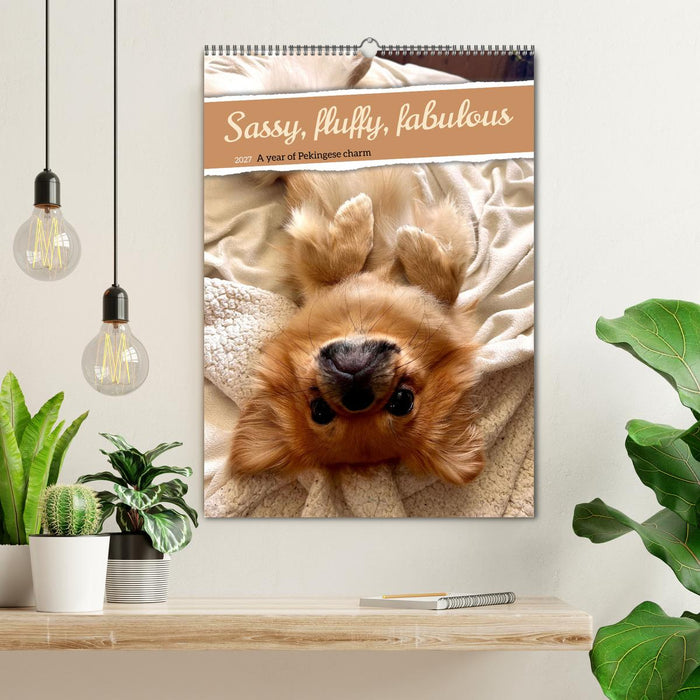 Sassy, fluffy, fabulous – A year of Pekingese charm (CALVENDO Monthly Calendar 2027)