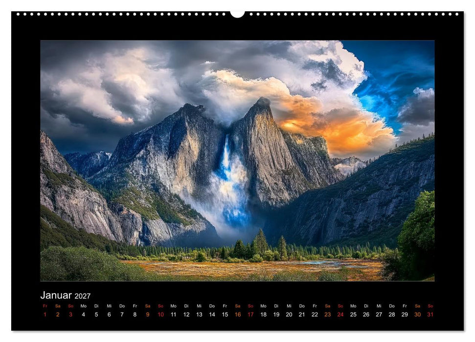 Nationalparks der USA - wilde Schönheiten (CALVENDO Wandkalender 2027)