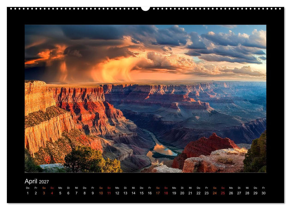 Nationalparks der USA - wilde Schönheiten (CALVENDO Wandkalender 2027)