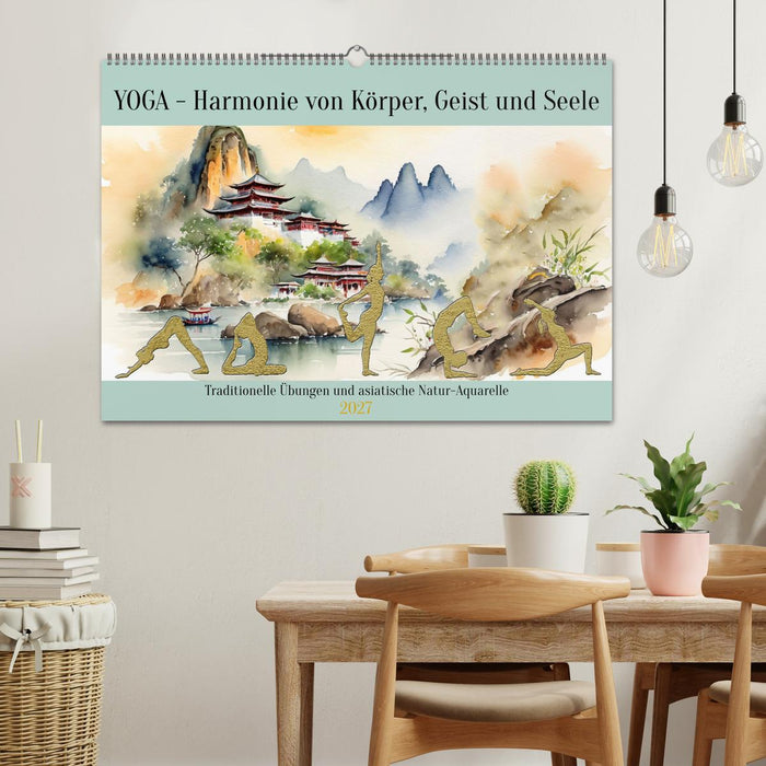 YOGA - Harmonie von Körper, Geist und Seele (CALVENDO Wandkalender 2027)